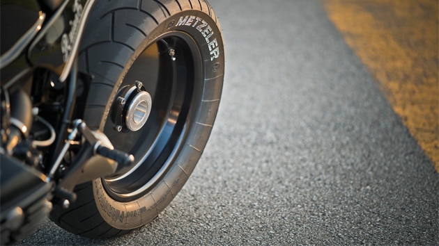 Highway Fighter with view on back wheel