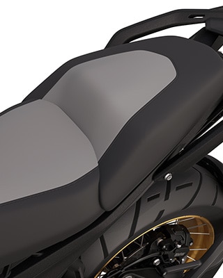 La BMW R 1300 GS Option 719 Tramuntana con asiento para el acompañante