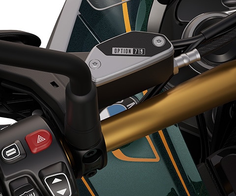 Las piezas fresadas Option 719 de la BMW R 1300 GS Tramuntana