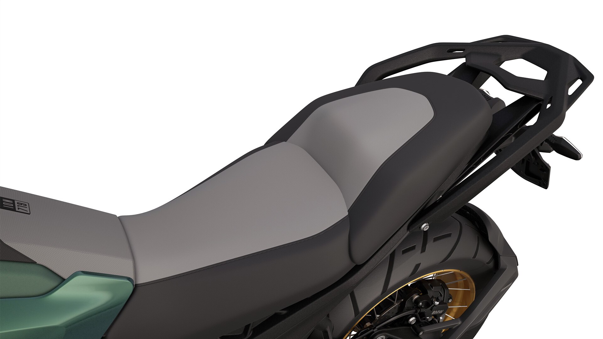 La BMW R 1300 GS Option 719 Tramuntana con asiento para el acompañante