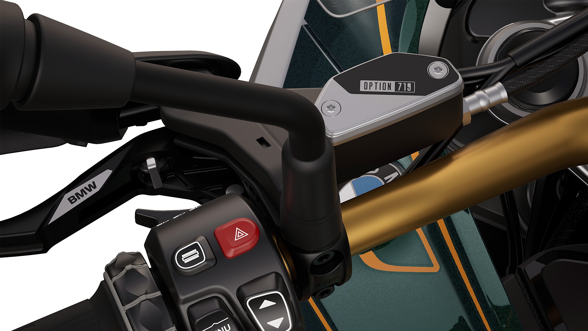 Las piezas fresadas Option 719 de la BMW R 1300 GS Tramuntana