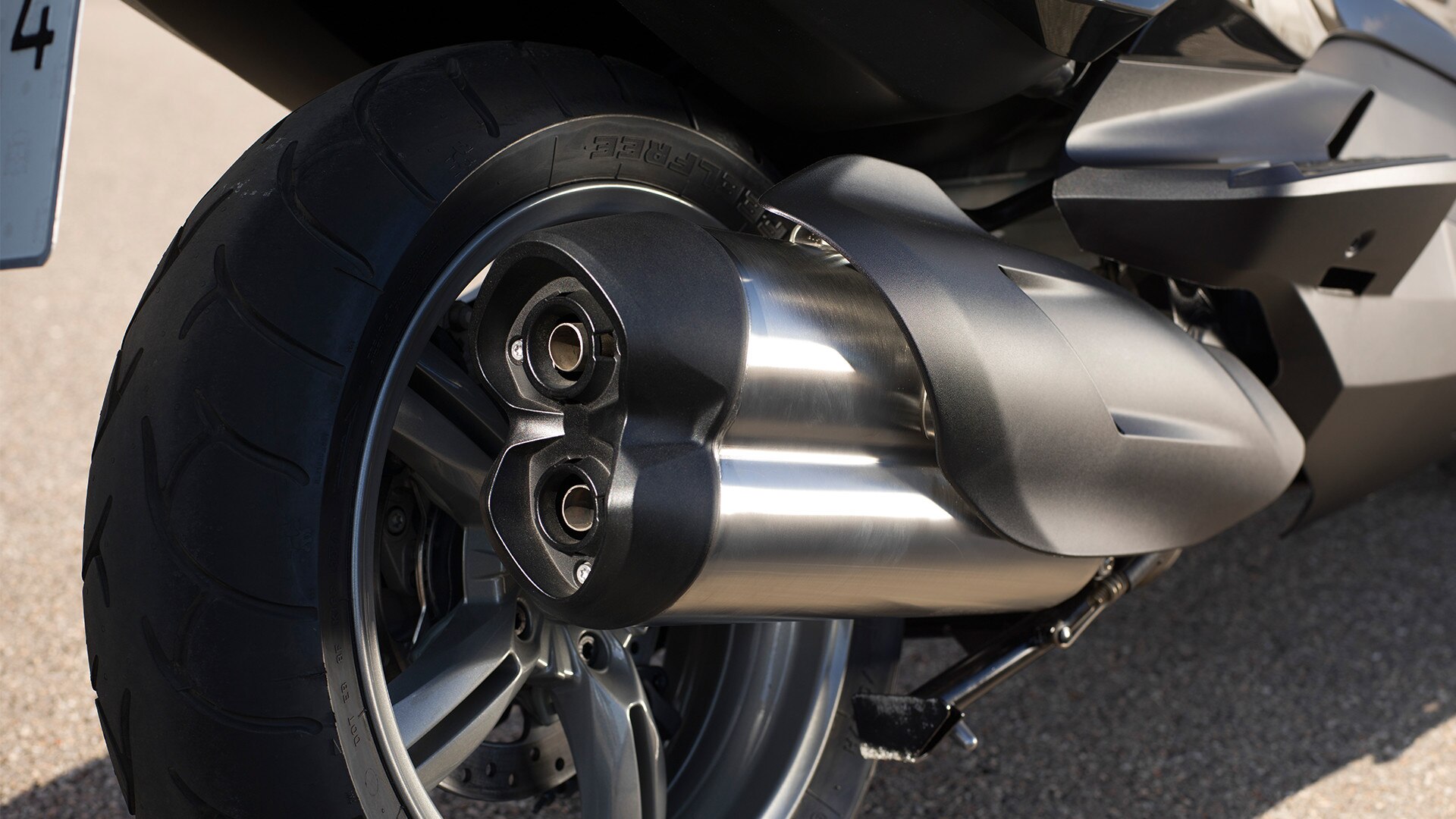 Silenciador de la C 650 GT