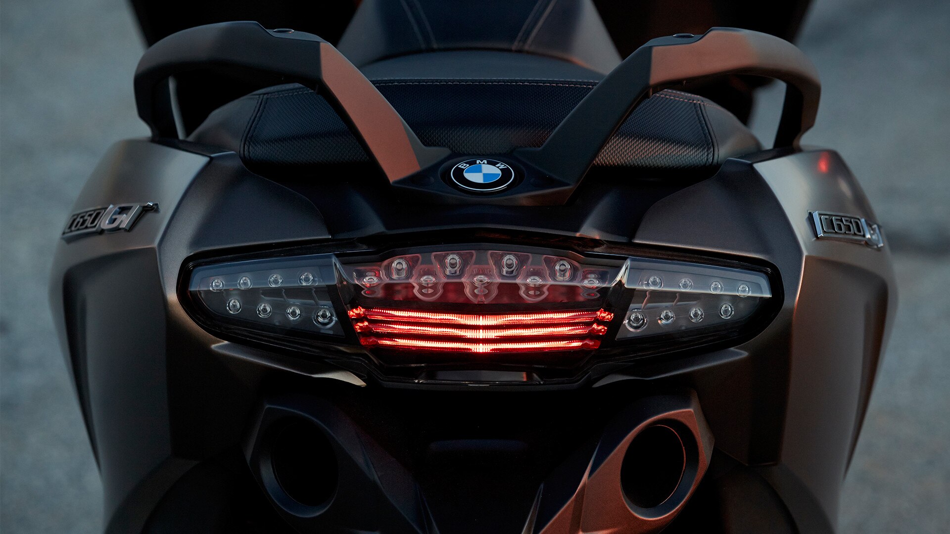 Sección trasera de la C 650 GT