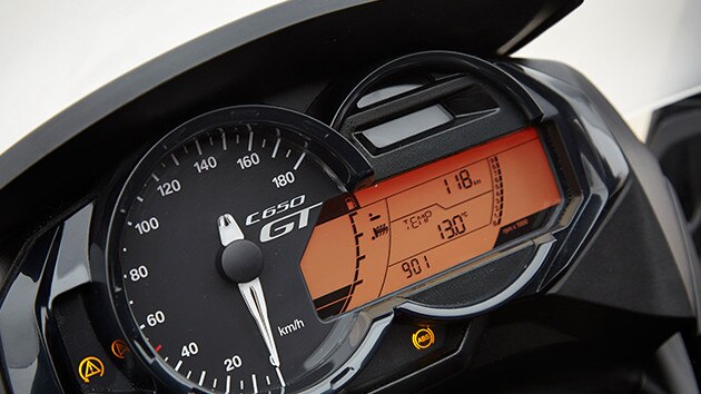 Cuadro de instrumentos de la C 650 GT