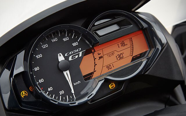 Cuadro de instrumentos de la C 650 GT