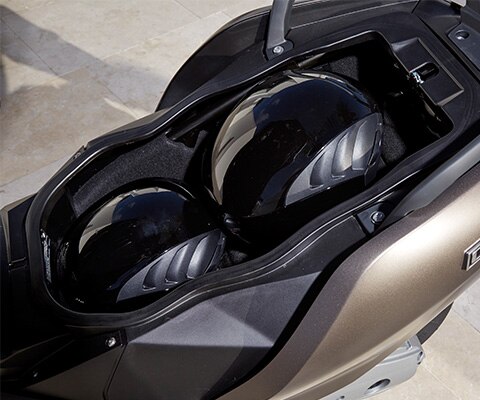 Espacio de almacenamiento de la C 650 GT