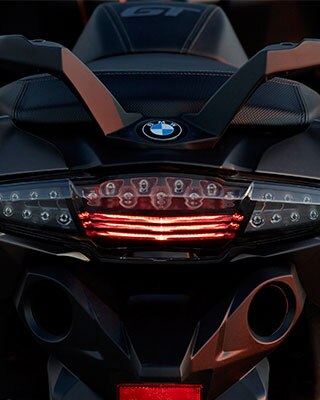 Sección trasera de la C 650 GT